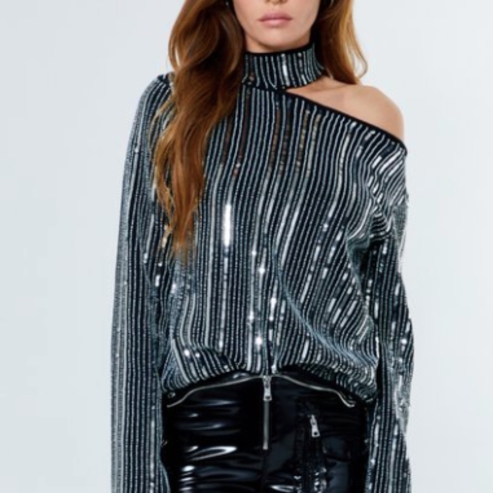 Sequined shirt